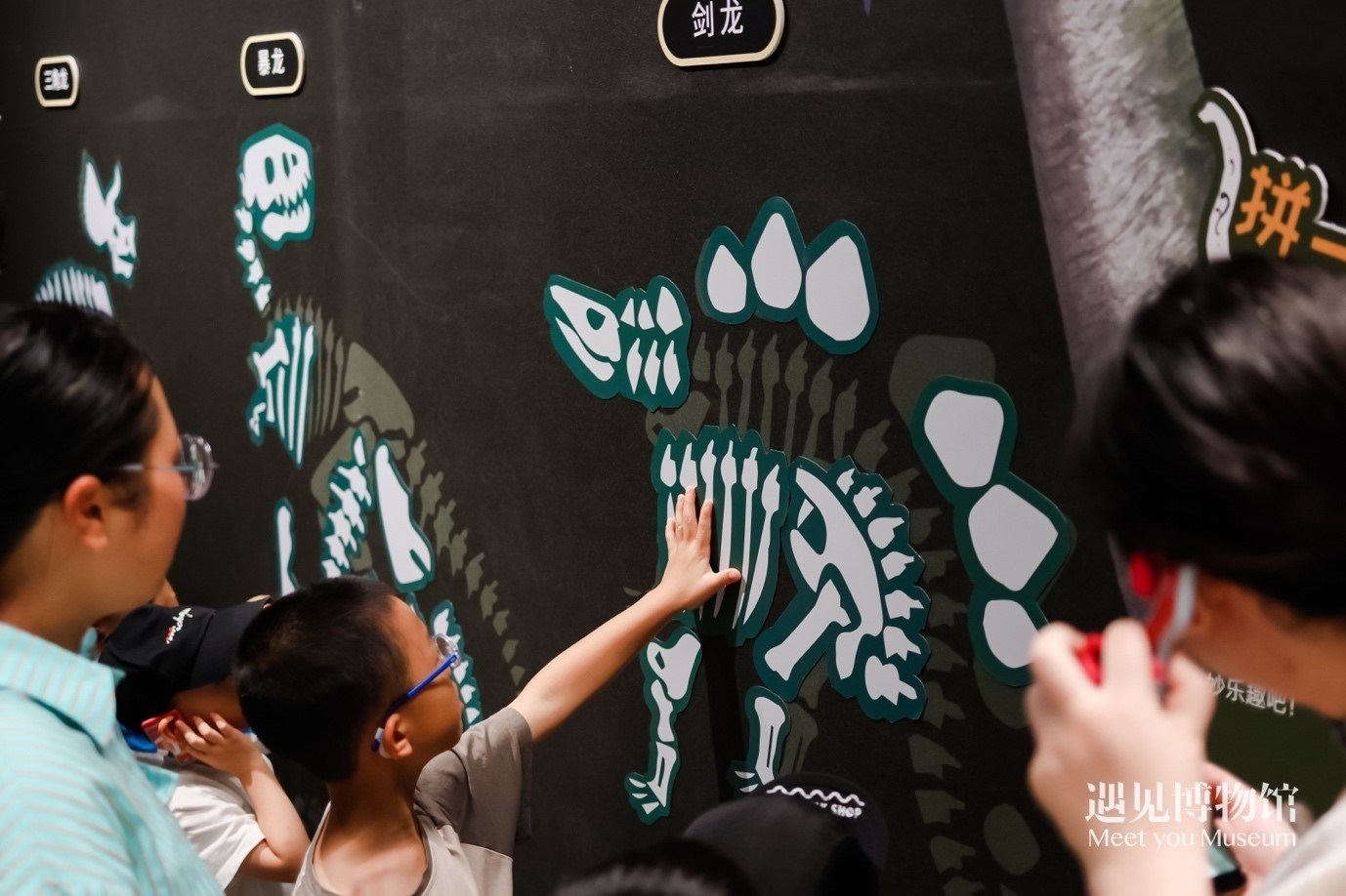 5. “2億年的地球記憶——恐龍化石特展”互動(dòng)區(qū)域。遇見(jiàn)博物館供圖