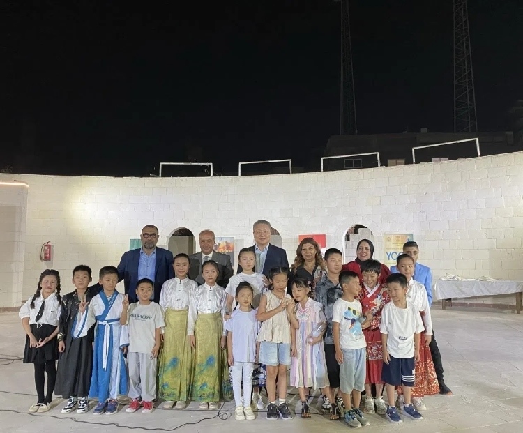 活動(dòng)現(xiàn)場合影。開羅中國文化中心供圖