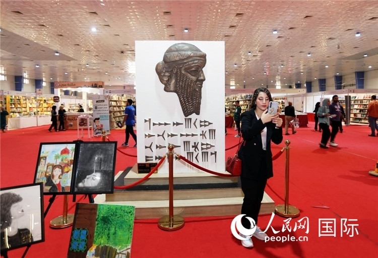 展廳一角。人民網(wǎng)中東中心分社奧馬爾·哈利勒攝