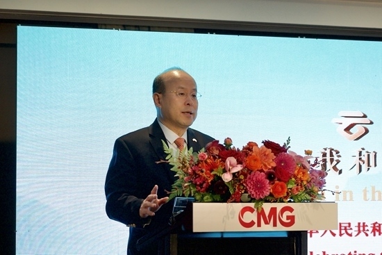 中國(guó)駐澳大利亞大使肖千出席活動(dòng)并致辭。張舒惠攝