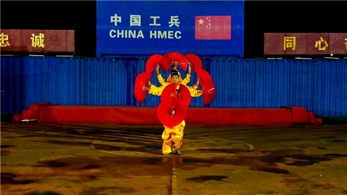 中國(guó)傳統(tǒng)文化節(jié)目表演。孫千攝