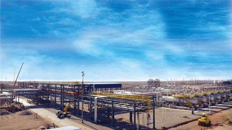 油田廠(chǎng)區(qū)一景。中國(guó)海油供圖