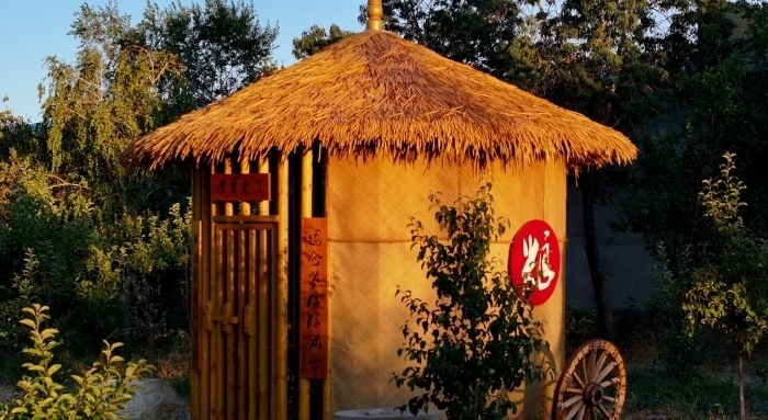 老奇臺人民法庭“土圓倉”調(diào)解室。老奇臺人民法庭供圖