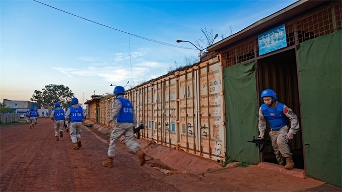 支援加強警戒點位。孫亞斌攝