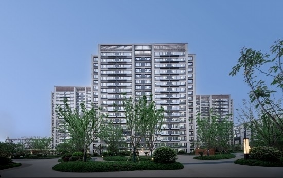 圖為改造后的中鐵臻庭小區(qū)整體外觀。王碩敏 攝