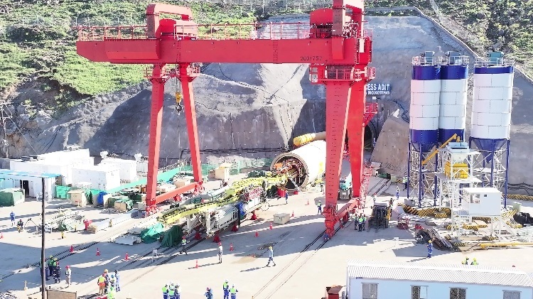 項目步進現(xiàn)場。中水電十一局供圖