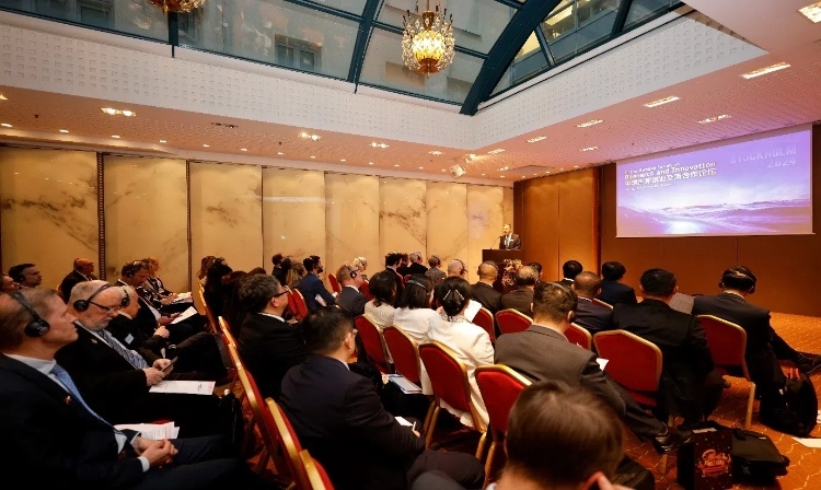 中瑞創(chuàng)新創(chuàng)業(yè)交流合作論壇活動現(xiàn)場。中國駐瑞典大使館供圖