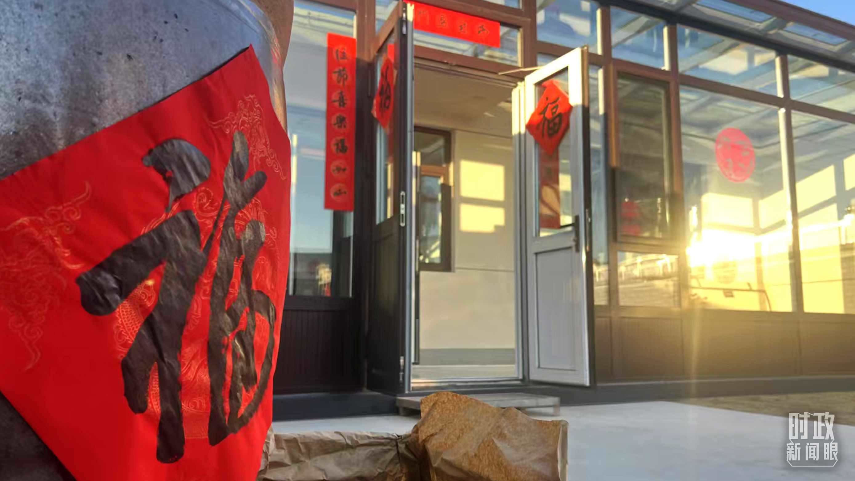 祝家溝村新居。（總臺(tái)央視記者李煒拍攝）