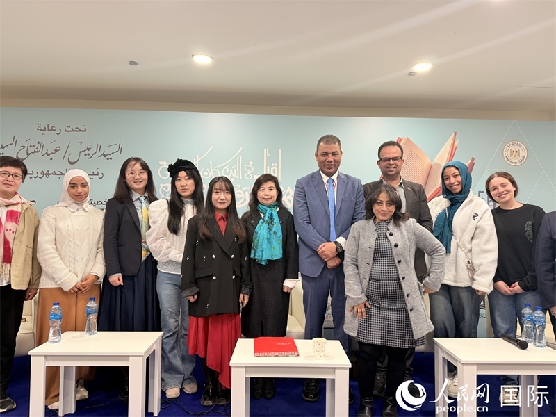 “中國與埃及：古往今來的聯(lián)系”主題分享會，人民網(wǎng)記者黃培昭攝