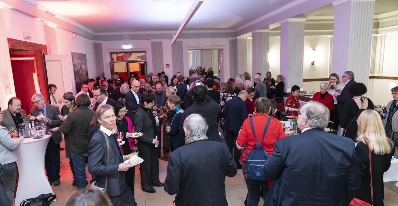 圖為新春酒會現(xiàn)場。紐倫堡-埃爾蘭根孔子學院供圖