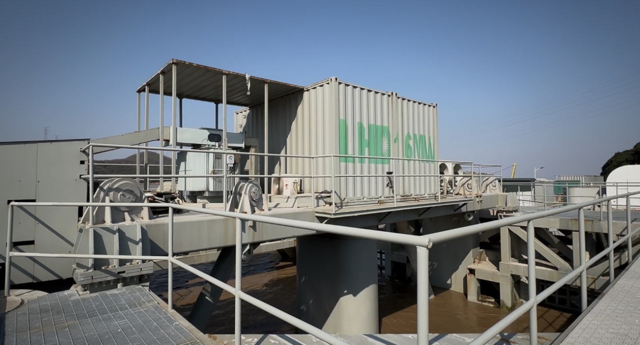 LHD潮流能發(fā)電站。人民網(wǎng)記者 王紹紹攝