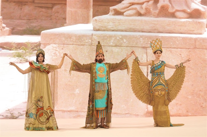 伊拉克時(shí)尚館去年9月舉辦的時(shí)裝展一景。伊拉克時(shí)尚館供圖