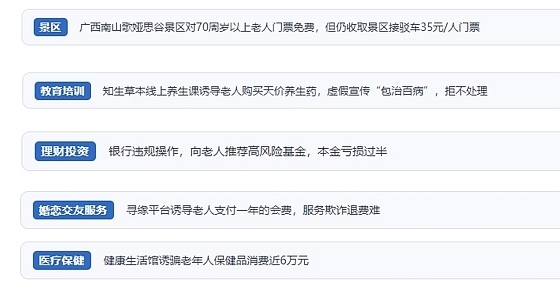 網(wǎng)友在“人民投訴”平臺(tái)反映涉銀發(fā)消費(fèi)相關(guān)糾紛。（“人民投訴”用戶投訴截圖）