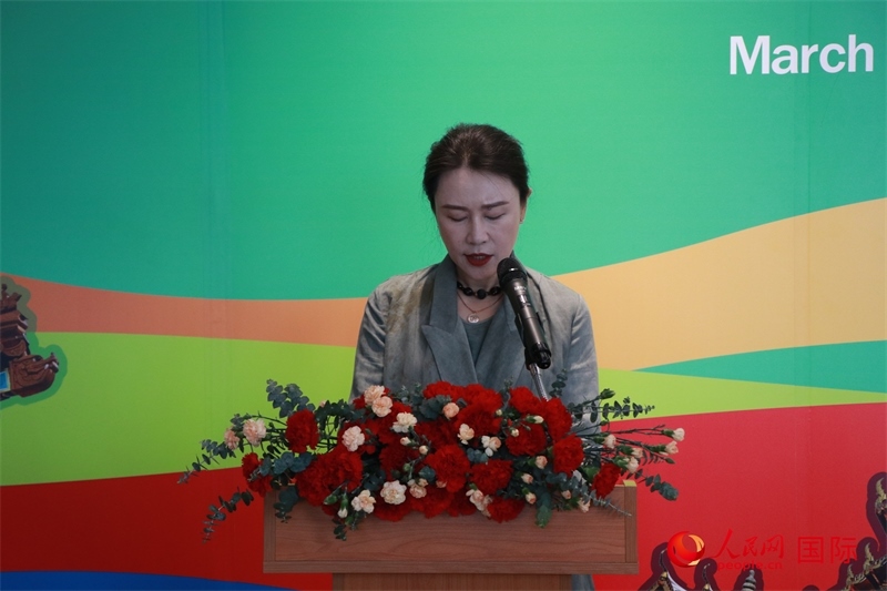 華彬文化基金會(huì)秘書(shū)長(zhǎng)盧戰(zhàn)發(fā)表講話(huà)。朱瀟逸攝