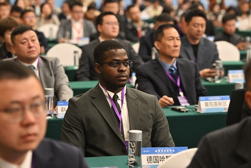 外企代表參加“進(jìn)博會(huì)走進(jìn)湖北”活動(dòng)主題推介會(huì)。人民網(wǎng)記者 翁奇羽攝