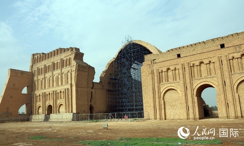 塔克基思拉宮遺址。人民網 伊納斯·易卜拉欣攝