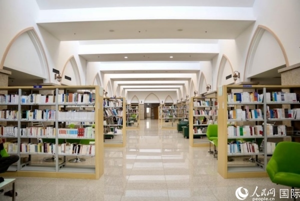 圖為吉布提國家圖書館一角。人民網 塔里克·易卜拉欣攝