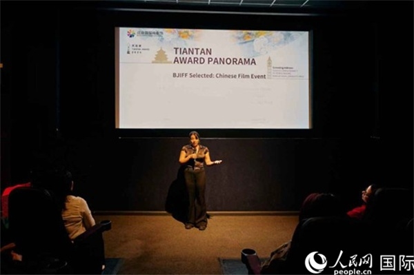 天壇映像全球巡展·倫敦站放映現(xiàn)場(chǎng)。楊浩鵬攝