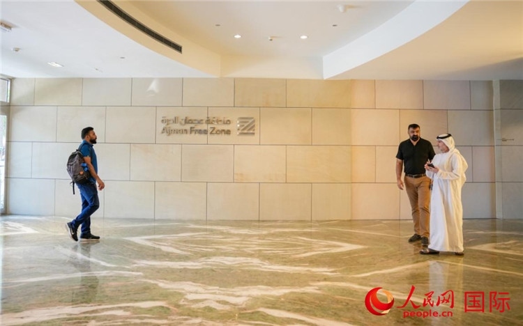 阿治曼自由區(qū)始建于1988年，阿治曼中國城設(shè)立于自由區(qū)內(nèi)。人民網(wǎng) 塔里克·易卜拉欣攝