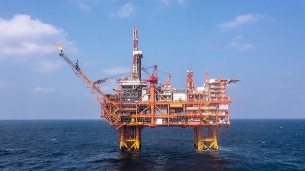 我國(guó)首個(gè)海上CCUS項(xiàng)目設(shè)施恩平15-1平臺(tái)。受訪者供圖