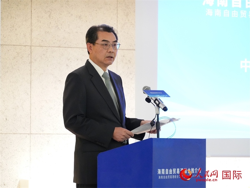 中國駐日本大使吳江浩致辭。人民網(wǎng) 許可攝