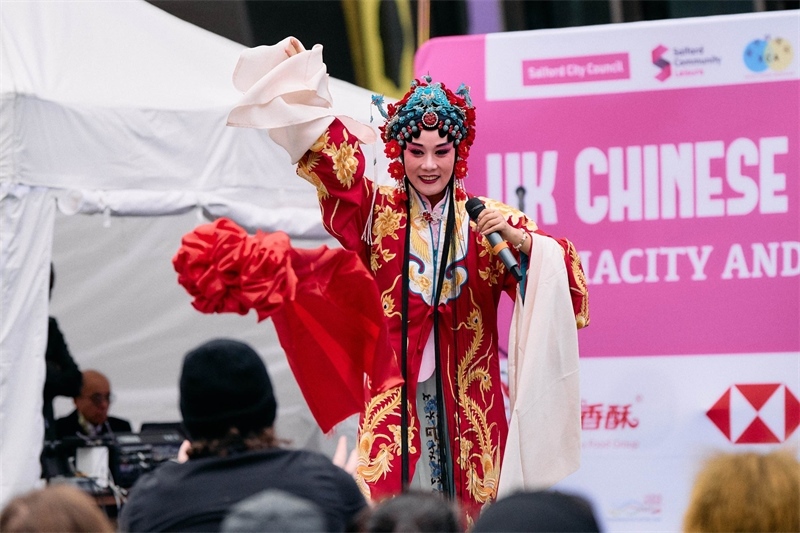 演員蔡衛(wèi)莉的秦腔表演贏得陣陣好評。 楊浩鵬攝