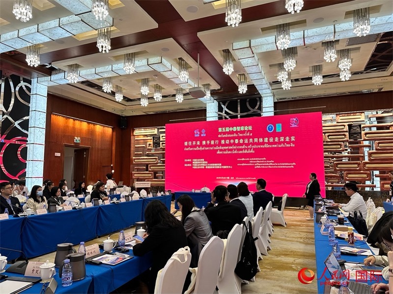 第五屆中泰智庫論壇現(xiàn)場。人民網(wǎng) 孫書宇攝